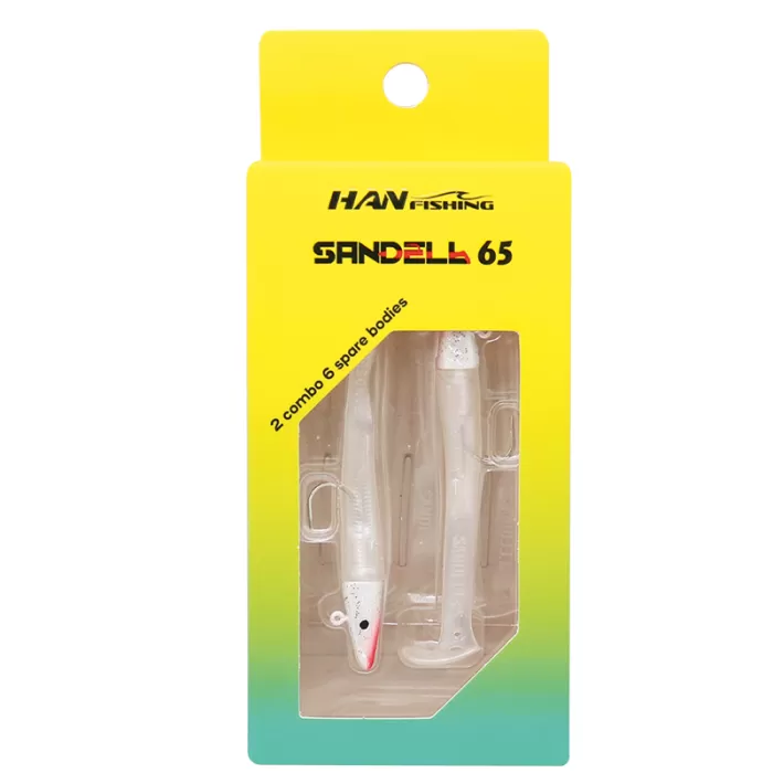 Hanfish SANDEEL 6.5 cm 3.2 gr Silikon Yem #RENK:Peary White