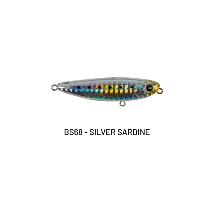 Hanfish BASKIN 6.5 cm 7 gr Su Üstü Maket Balık #RENK:Silver Sardine