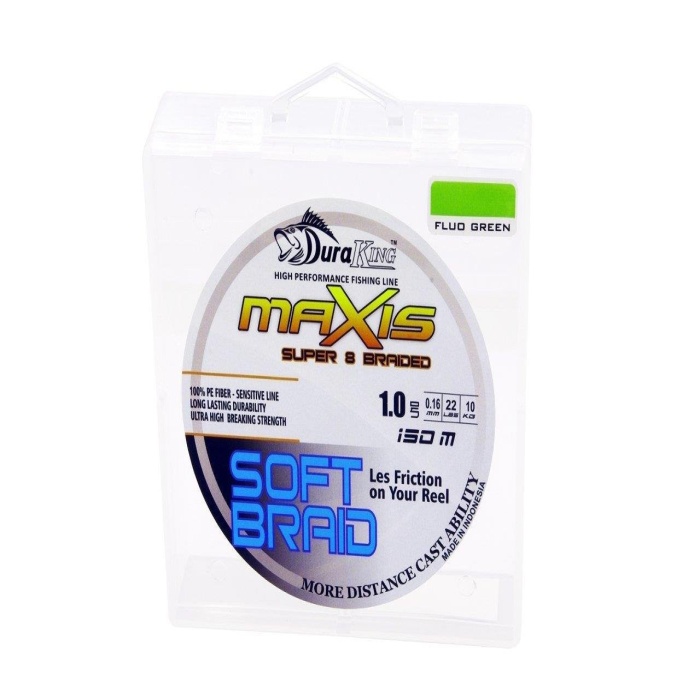 Duraking Maxis S. Soft 1,5Pe 0,20mm 150Mt MgYosun yeşil