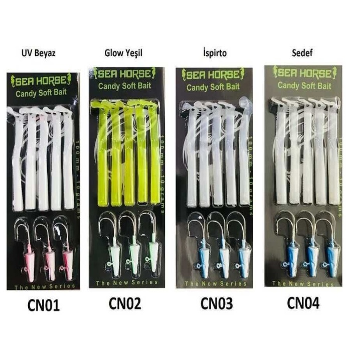 Sea Horse Candy Soft Bait 10 cm 10 gr Silikon Yem #Renk:CNO1