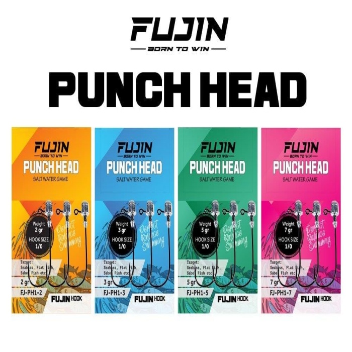 Fujin Punch Head Jighead FJ-PH #1/0 7 g.