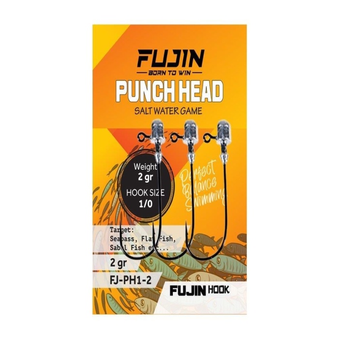 Fujin Punch Head Jighead FJ-PH #1/0 2 g.