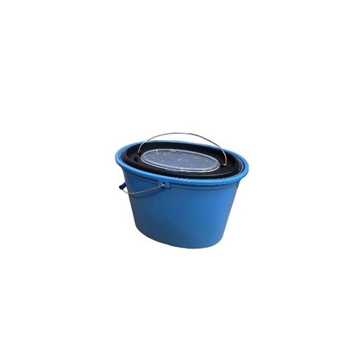 kendo mavi oval balıkçı kovası 8 litre