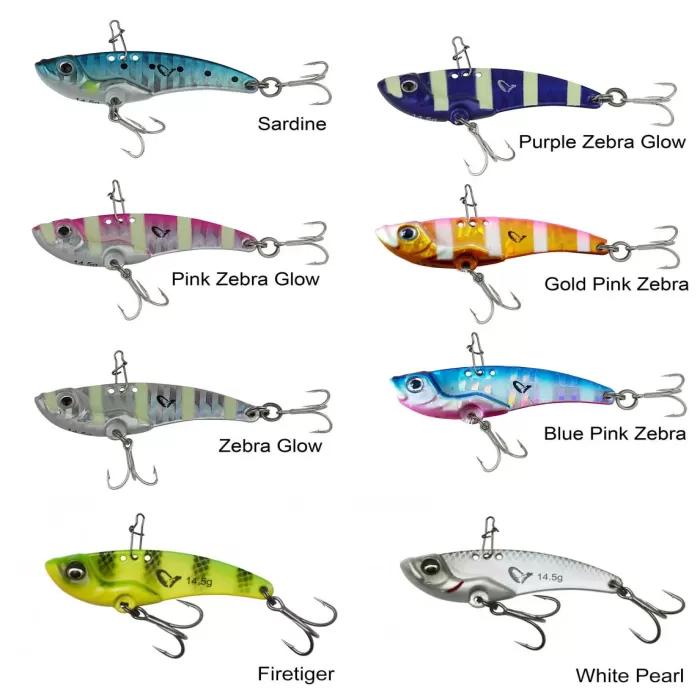 Savage gear 3D VIB Blade 4,5 cm 8,5gr Sahte Balık #RENK: PİNK ZEBRA