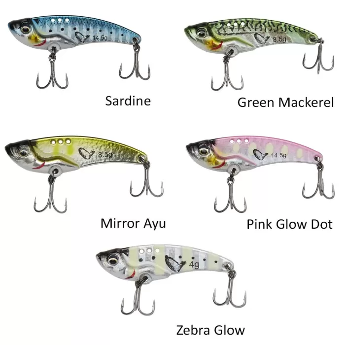 Savage gear 3D VIB Blade 3.5 cm 4 gr Sahte Balık #RENK: PİNK GLOW DOT