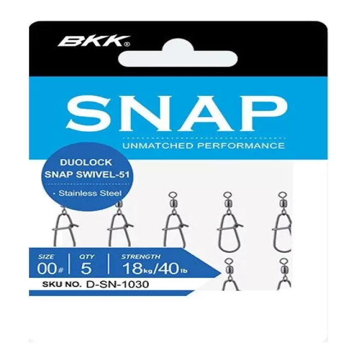 BKK Duolock Snap Swivel-51 Fırdöndü #NO: 00