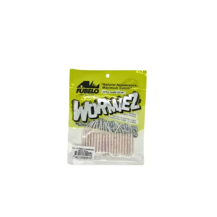 Fubelo Wormiez LRF silikonu #RENK:WHİTE GLOW
