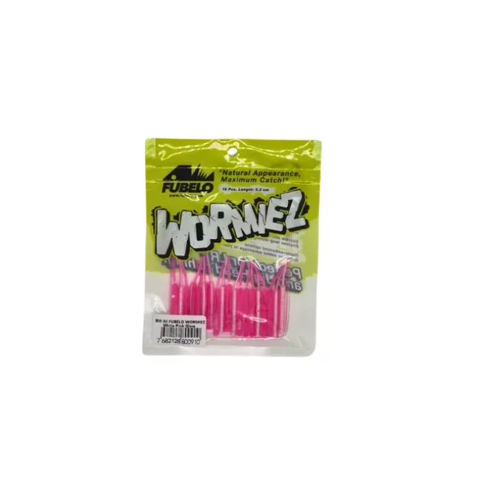 Fubelo Wormiez LRF silikonu #RENK:WHİTE PİNK GLOW