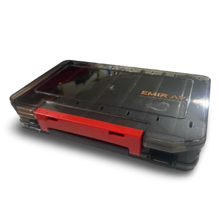 ALLURE FİSHİNG çift taraflı maket balık kutusu #renk:siyah