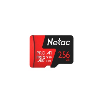 Netac P500 Extreme Pro NT02P500PRO-256G-R V30/A1/C10 Microsdxc 256GB Hafıza Kartı (Sd Adaptörlü)