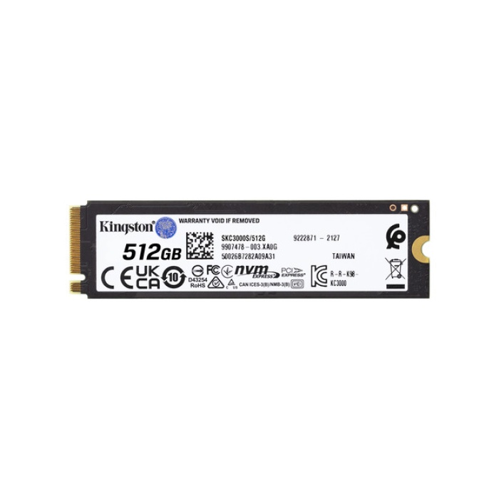 Kingston 512G KC3000 PCIe 4.0 NVMe M.2 SSD