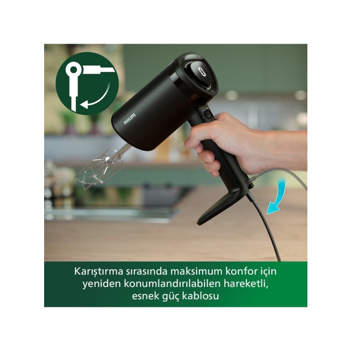 Philips 5000 Serisi HR3781/00 500 W Güçlü El Mikseri