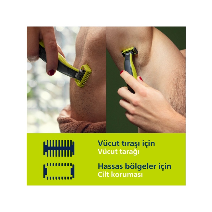 Philips OneBlade QP2824/10 Yüz ve Vücut Şekillendirici