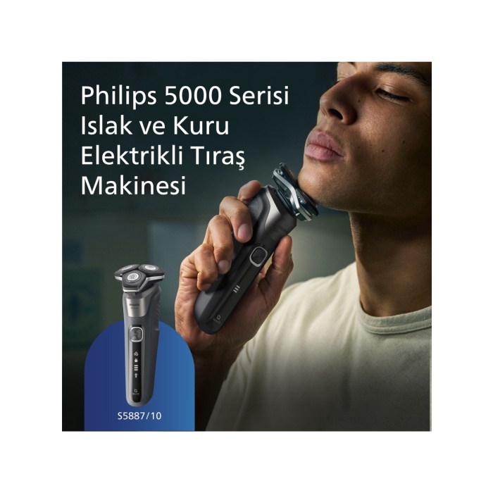 Philips Shaver 5000 Serisi S5887/10 Islak ve Kuru Elektrikli Tıraş Makinesi