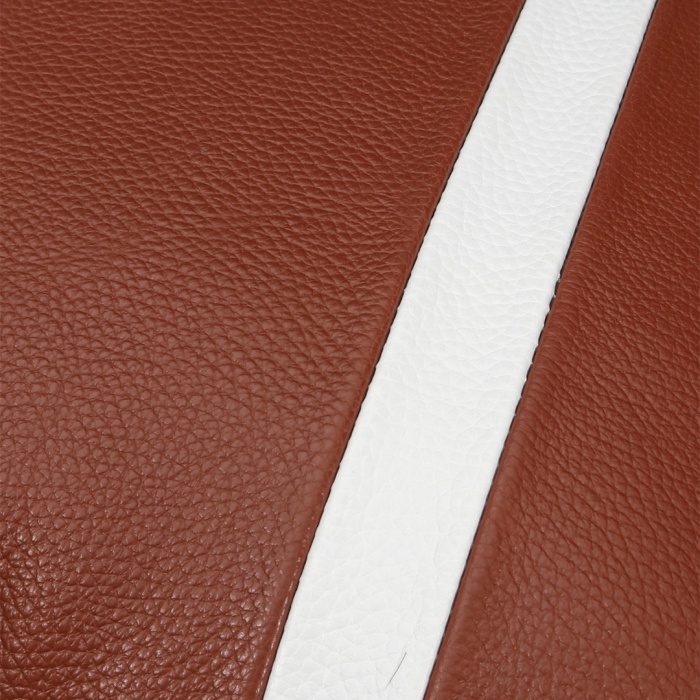 Barrio Rico Premium Çift Taraflı Taba Beyaz Deri Kırlent Kılıfı/ev ve Ofis Için 45X45CM Kırlent Kılıfı