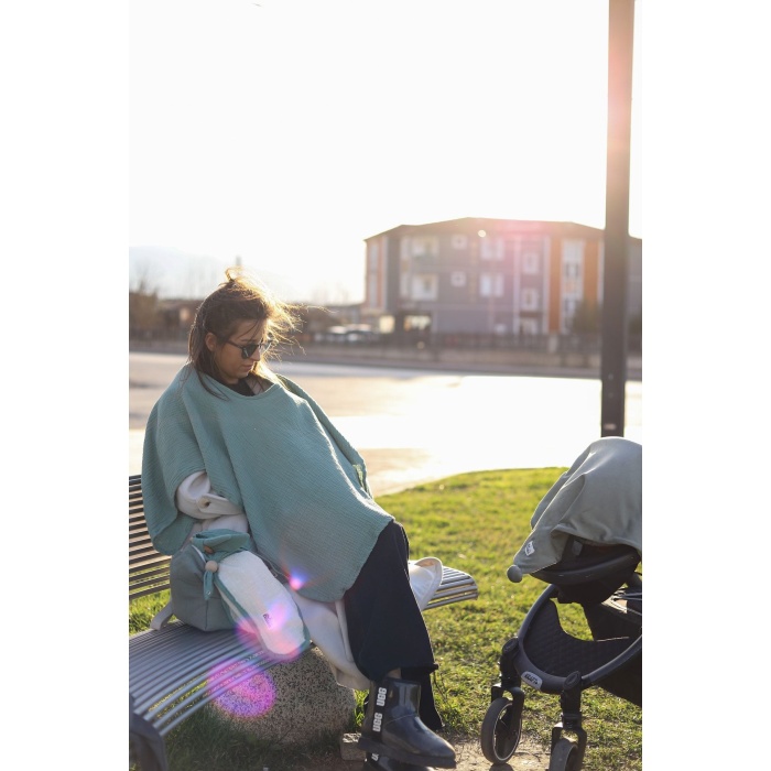 Ninna Kids Multi Müslin Emzirme Ve Puset Örtüsü- Çağla Yeşili