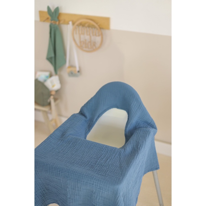 Ninna Kids Multi Müslin Emzirme Ve Puset Örtüsü- Indigo