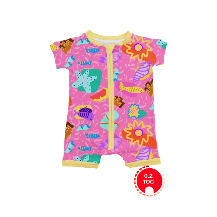 KidZee Yazlık Şort Tulum  0.2 TOG Sunny Zee-Romper