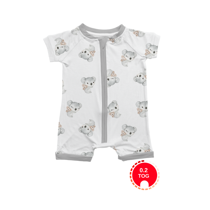 KidZee Yazlık Şort Tulum  0.2 TOG Koala Zee-Romper