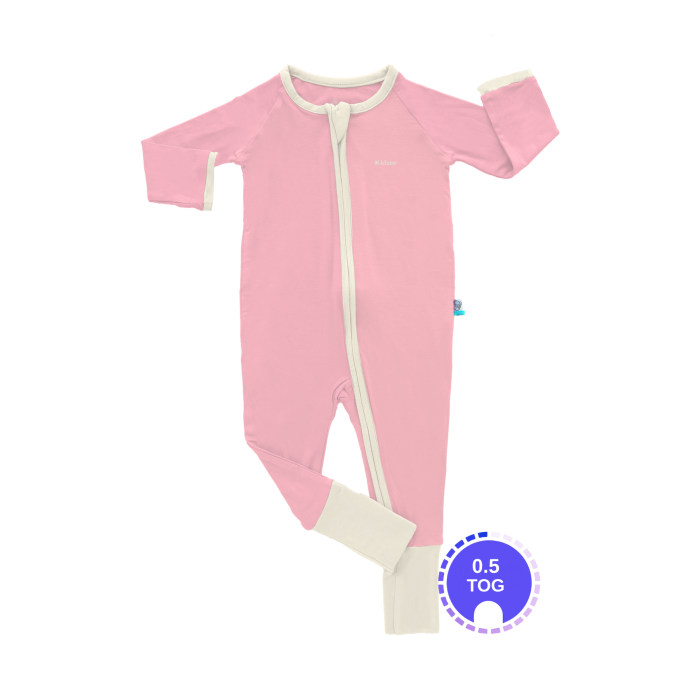 KidZee Uyku Tulumu 0.5 TOG Blush Sleeved Zee-Suit