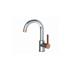 GPD Gildo Mtl165-k-r Tek Gövde Lavabo Bataryası Krom - Rose Gold