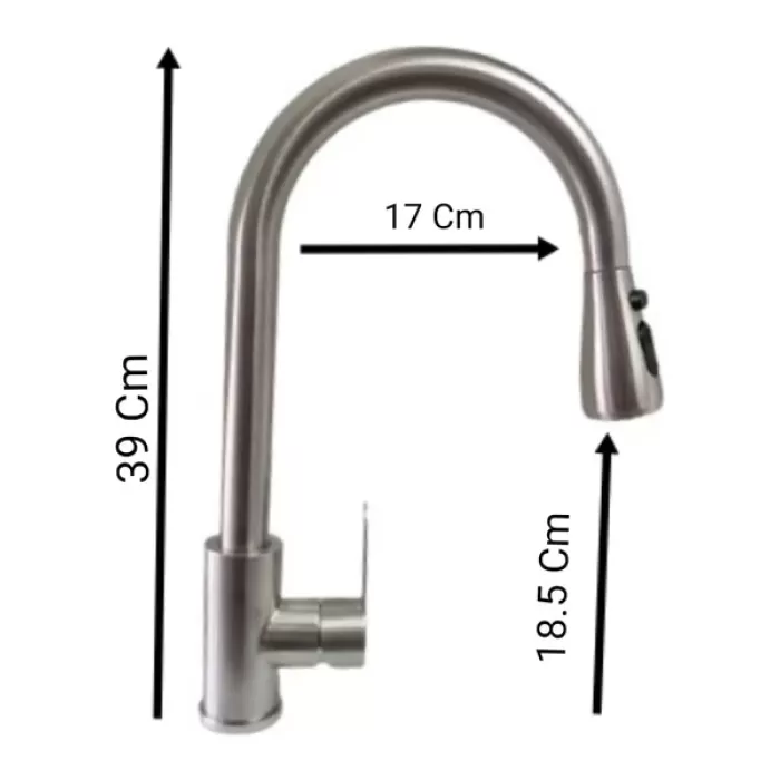 FLEKO Inox Spiralli Mutfak Eviye Batarya