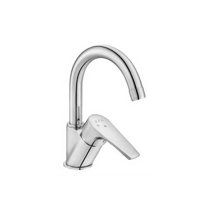 E C A Niobe Kuğu Borulu Lavabo Bataryası - 102188054 Gri Tek Ebat Beden