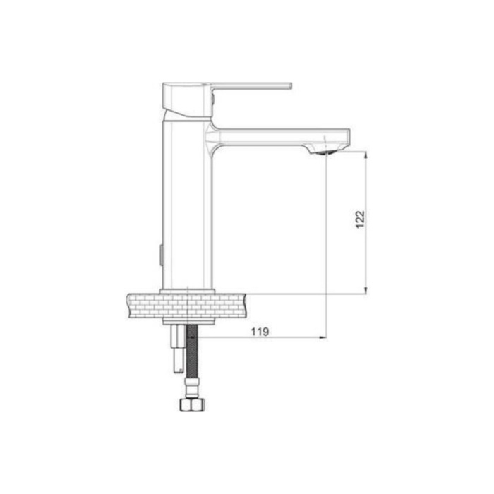 GPD PETRA Siyah Banyo Lavabo Sürgülü Duş Seti Mlb160-s-mbb160-s-dst57-s