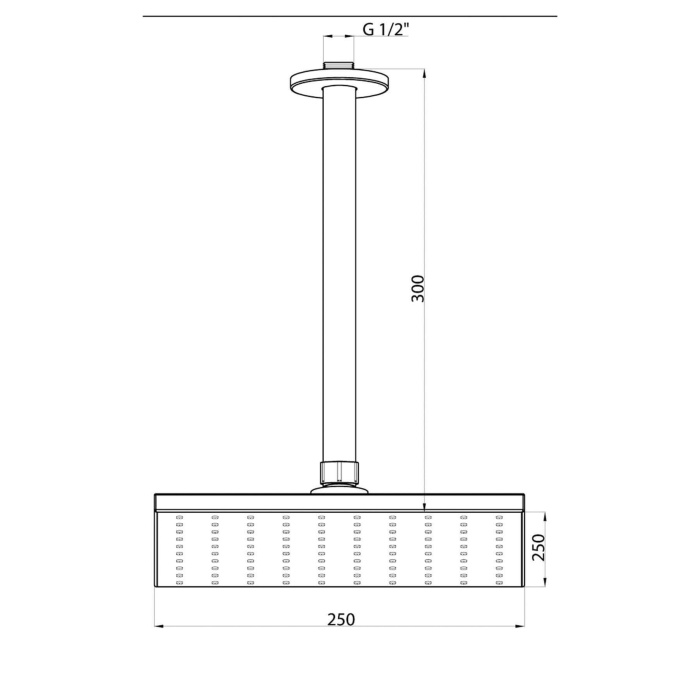 GPD Ankastre Duş Başlığı (tavandan) (250x250) Ads15