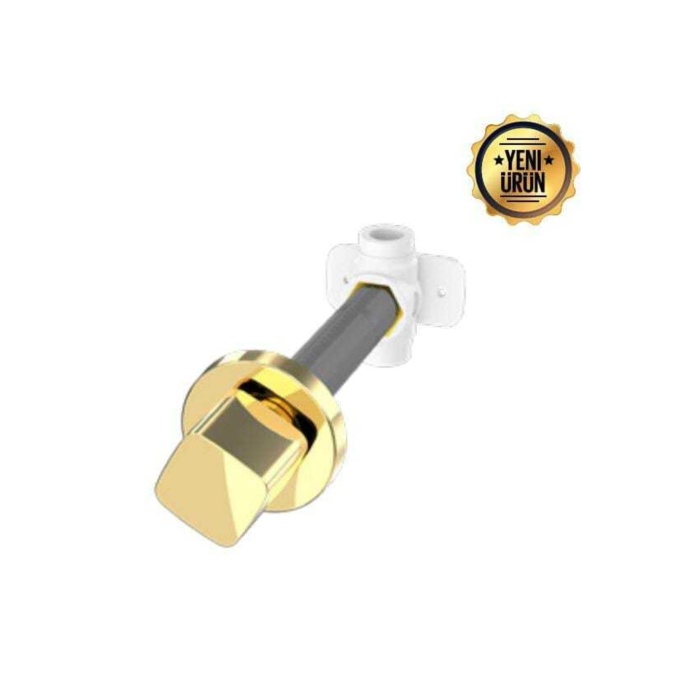 İZYAPI 20 Mm (kare) Ankastre Ara Kesme Valf Bt7030a (gold) Altın