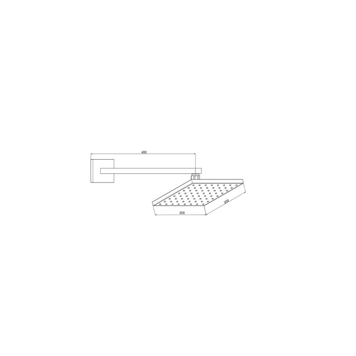 GPD Ankastre Duş Seti 200x200 (ADS05)