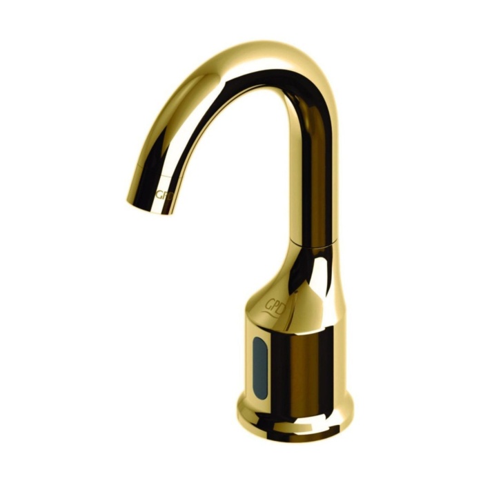 GPD Fotoselli Tek Su Girişli Lavabo Bataryası Altın Flb11-a-2