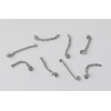 Zincir Buton Silver 10lu Paket
