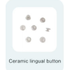 Lingual Buton Seramik Yuvarlak 10lu Paket
