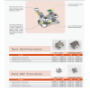 Standart Metal Braket MBT 0.22  5x5 set
