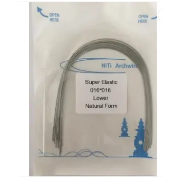 Niti Ark Teli Köşeli - Super Elastik Natural Form