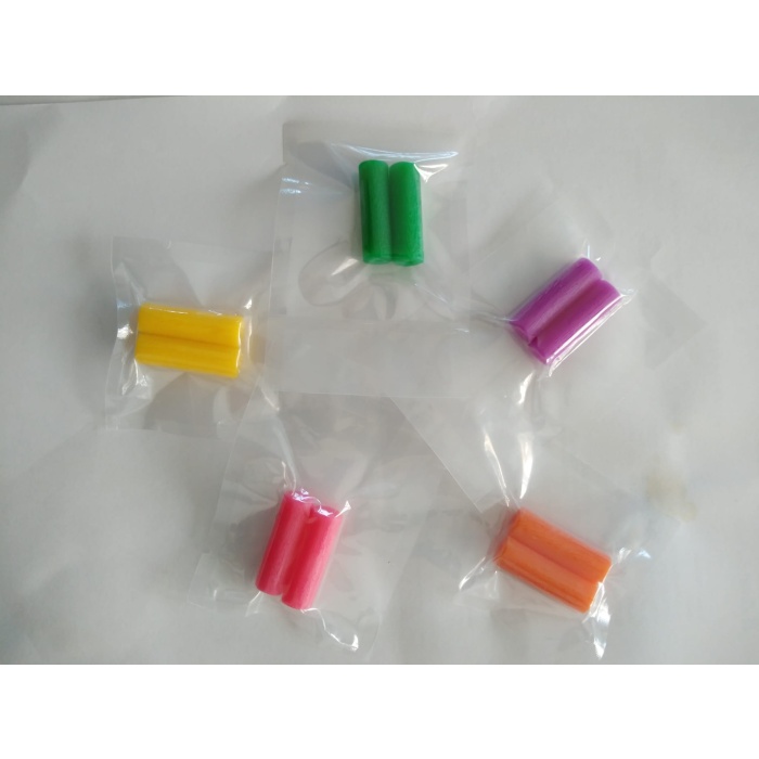 Chewies - Şeffaf Plak Isırma Çubukları 2li Paket