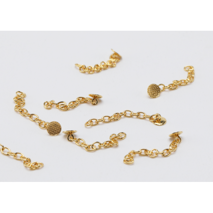 Zincir Buton Gold 10lu Paket