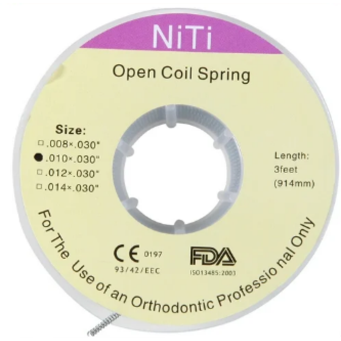 Niti Open Coil Spring Rulo - Açık Yay