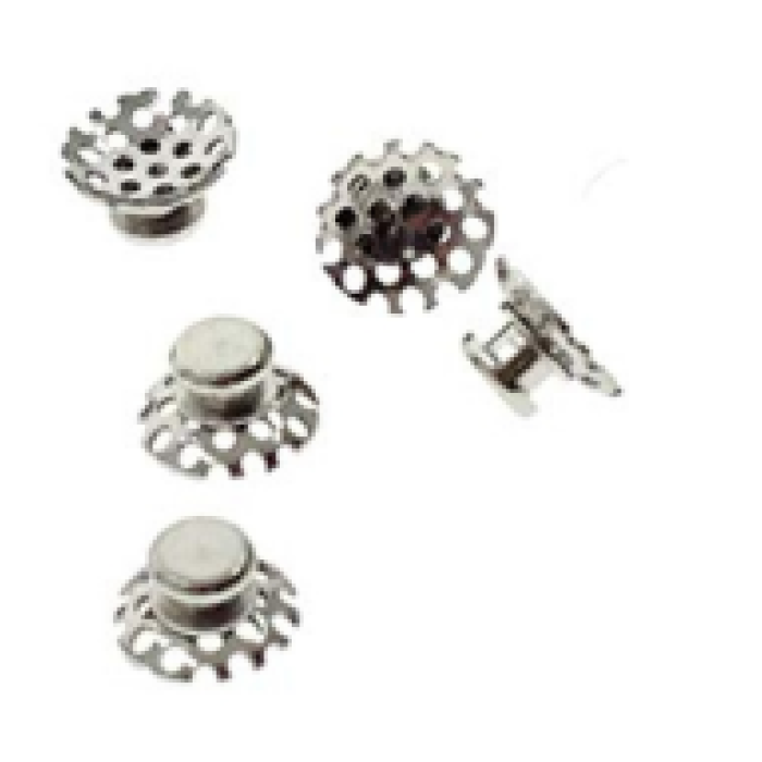Lingual Button Hollow Base- Yuvarlak Delikli Buton 10lu Paket