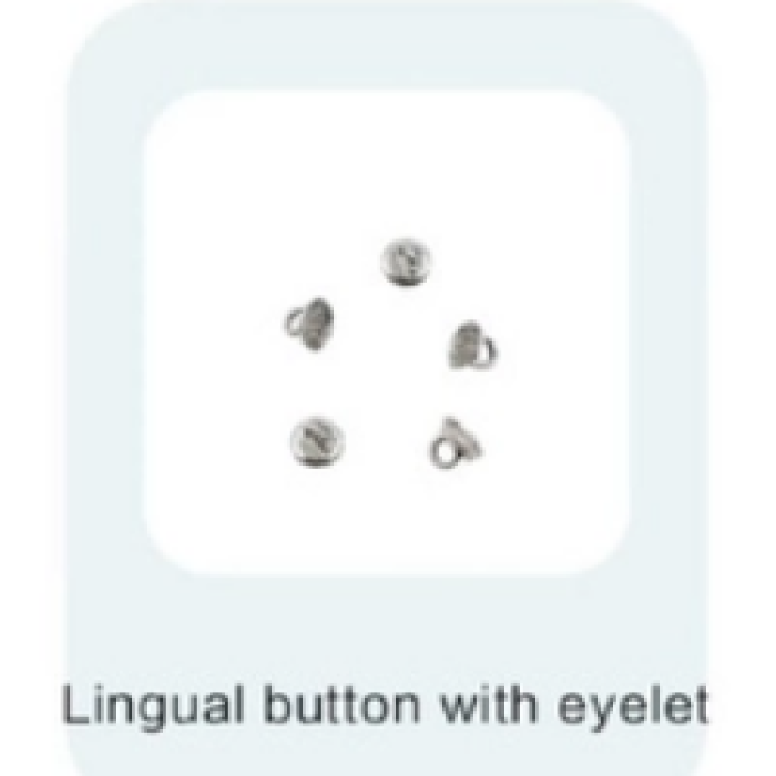 Lingual Button with Eyelet - Eyeletli Buton 10lu Paket