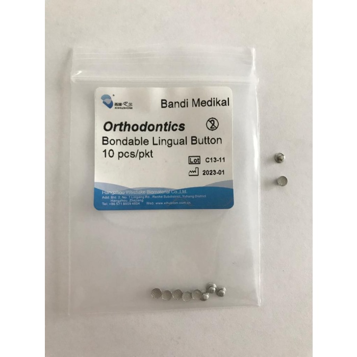 Lingual Buton Yuvarlak 10lu Paket