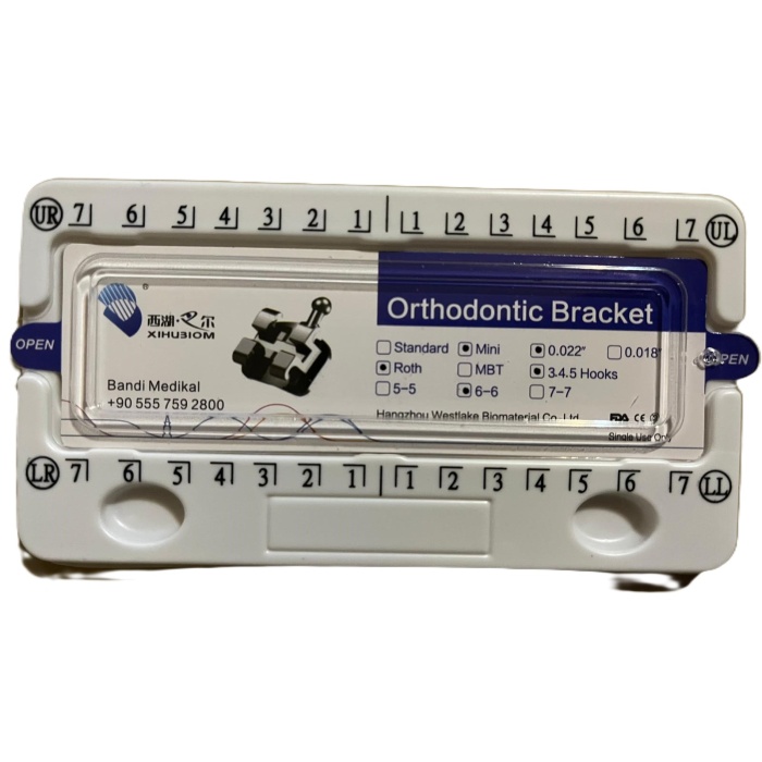 Mini Metal Braket ROTH 0.22  6x6 set
