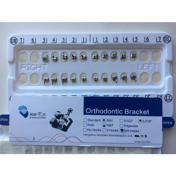 Mini Metal Braket MBT 0.18  6x6 set