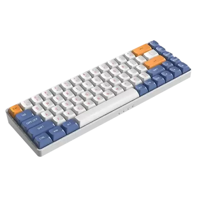 AIGO A68 Starry Blue Mekanik Klavye Yellow Switch (İngilizce)