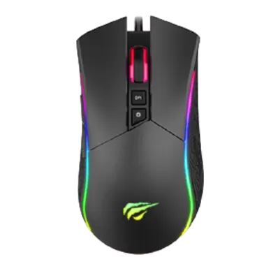 Gamenote MS1001 Kablolu RGB Gaming Mouse Siyah