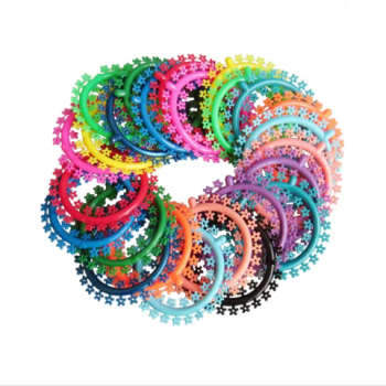 Elastik Ligatür Lastiği Çiçekli Halka Tip Asorti