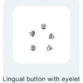 Lingual Button with Eyelet - Eyeletli Buton 10lu Paket