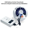 Solar Güneş Enerji Ve Usb Sarjlı 5 Kanatlı Bahçe Aydınlatma Led Askılı Pratik Kamp Lamba