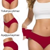 6 Adet Kadın Dikişsiz Lazer Kesim Esnek İz yapmayan Külot S5